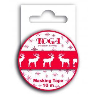  Masking tape Scandinavian reindeer 