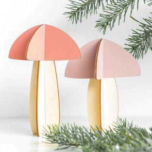 Décor 3D : 20 champignons de Noël