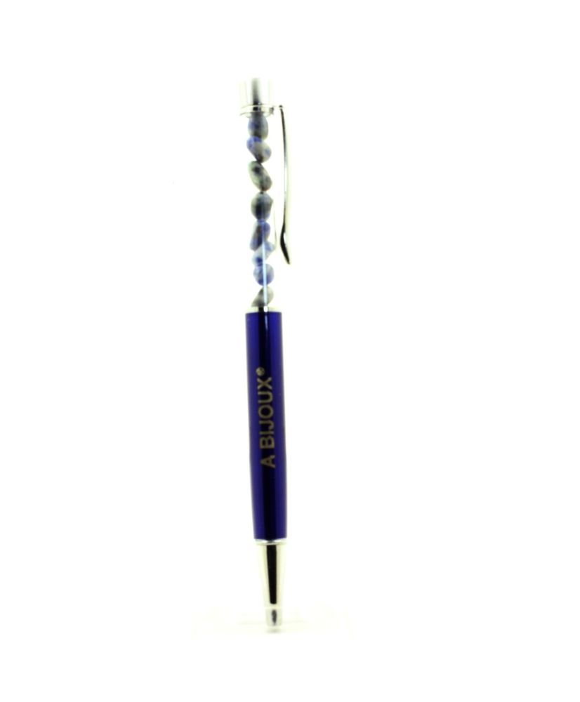 Stylo Minéraux Jaspe bleu d'Afrique du Sud Stylo Minéraux Jaspe bleu d'Afrique du Sud