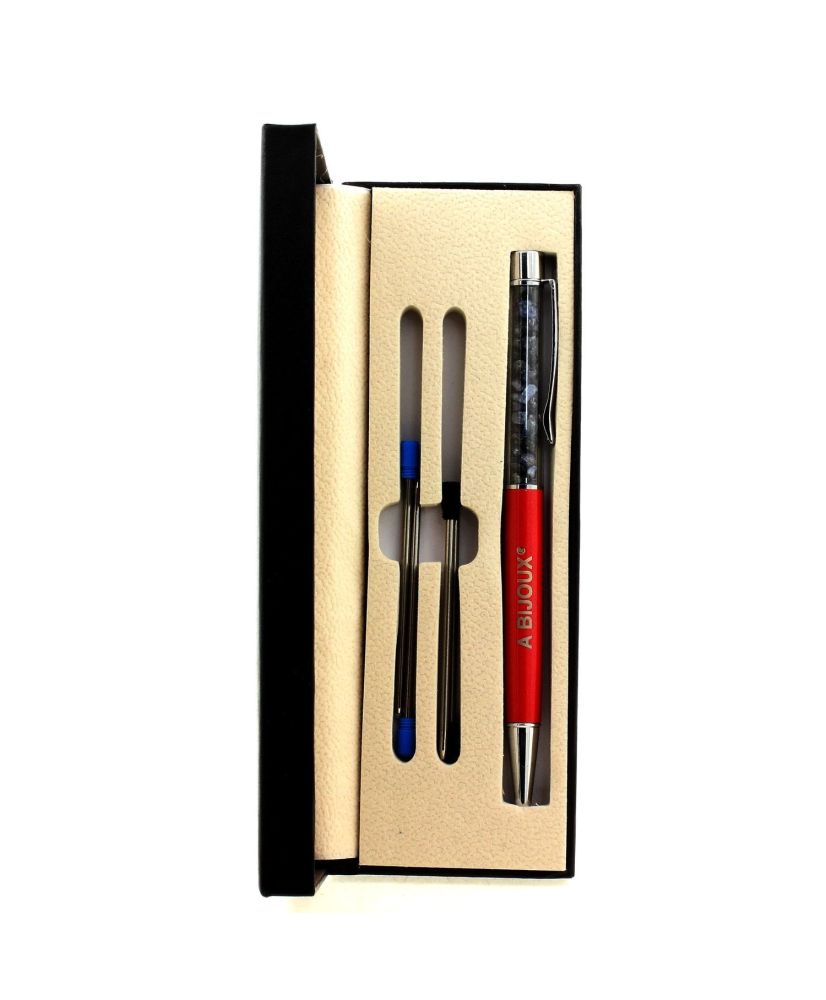 Stylo Minéraux Saphir brut Madagascar Stylo Minéraux Saphir brut Madagascar