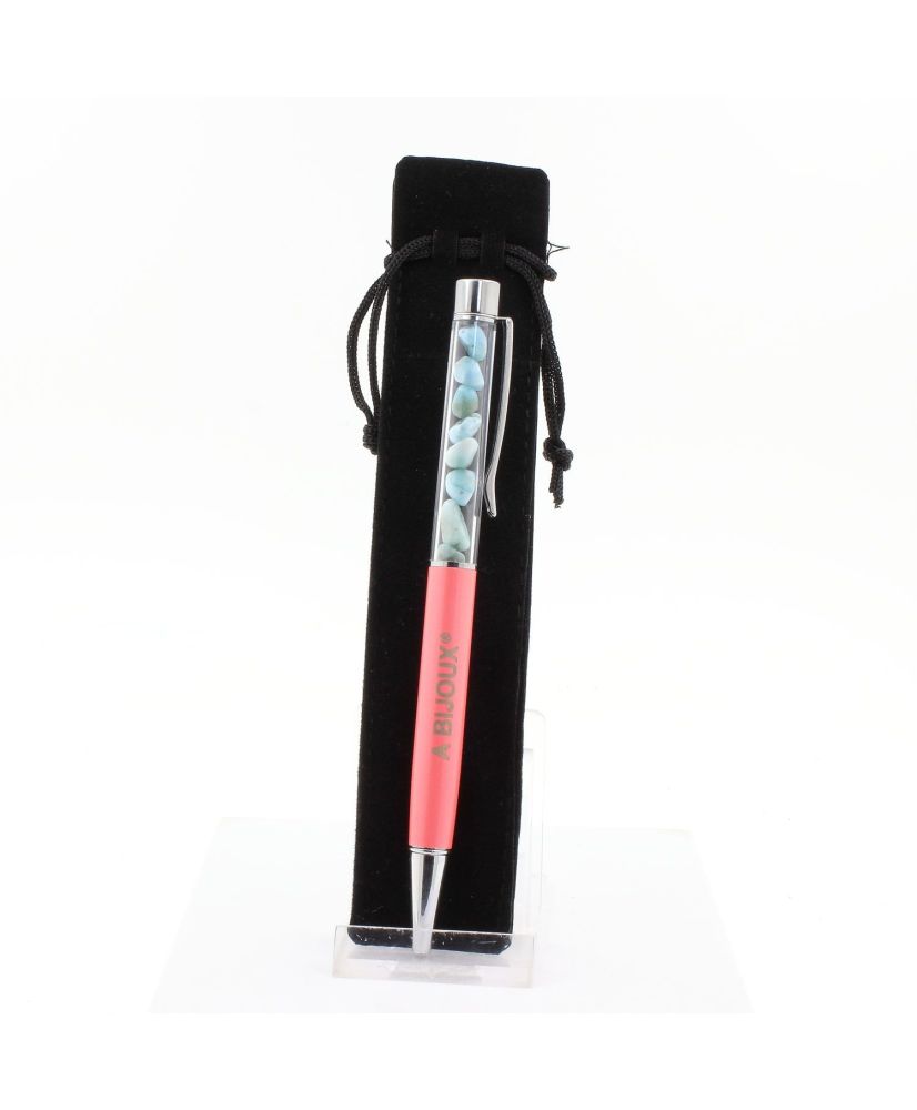 Larimar-Mineralstift aus der Dominikanischen Republik Larimar-Mineralstift aus der Dominikanischen Republik
