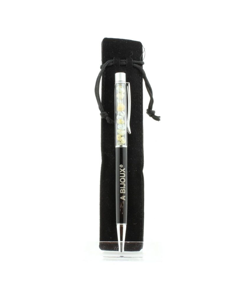 Penna con minerali topazio brasiliano Penna con minerali topazio brasiliano