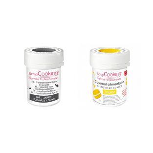 2 Colorants Alimentaires En Poudre - Jaune-Violet - Colorant