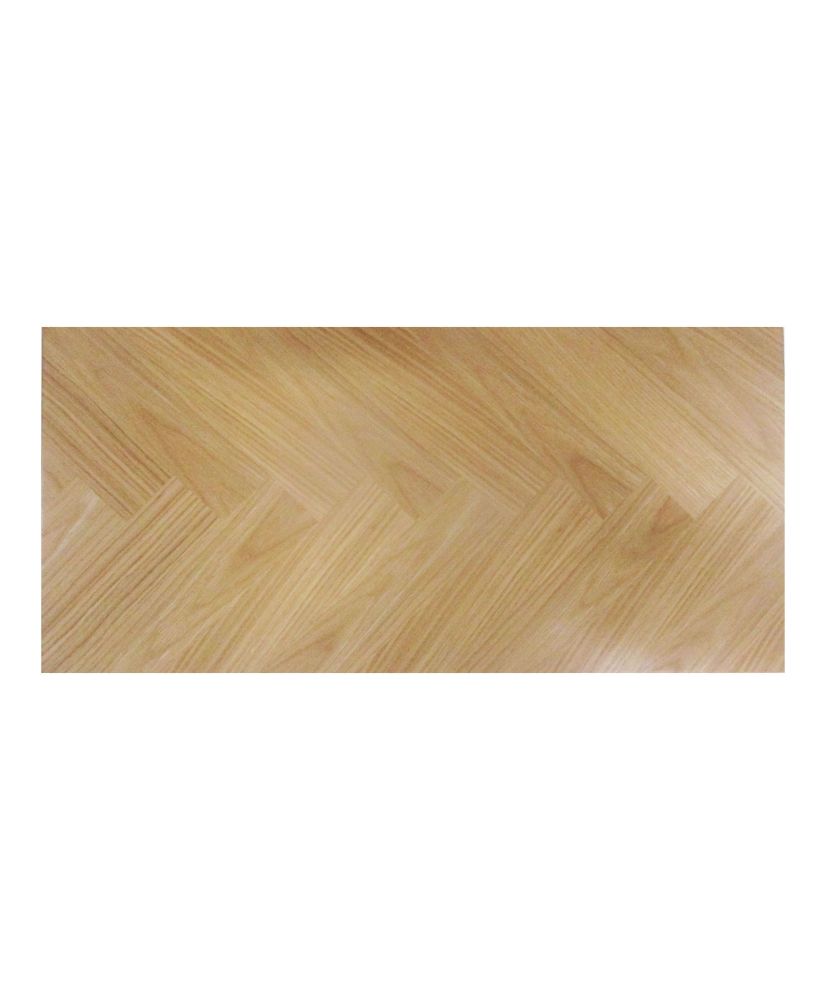 2 oak veneer table extensions with herringbone pattern 44 x 90 cm