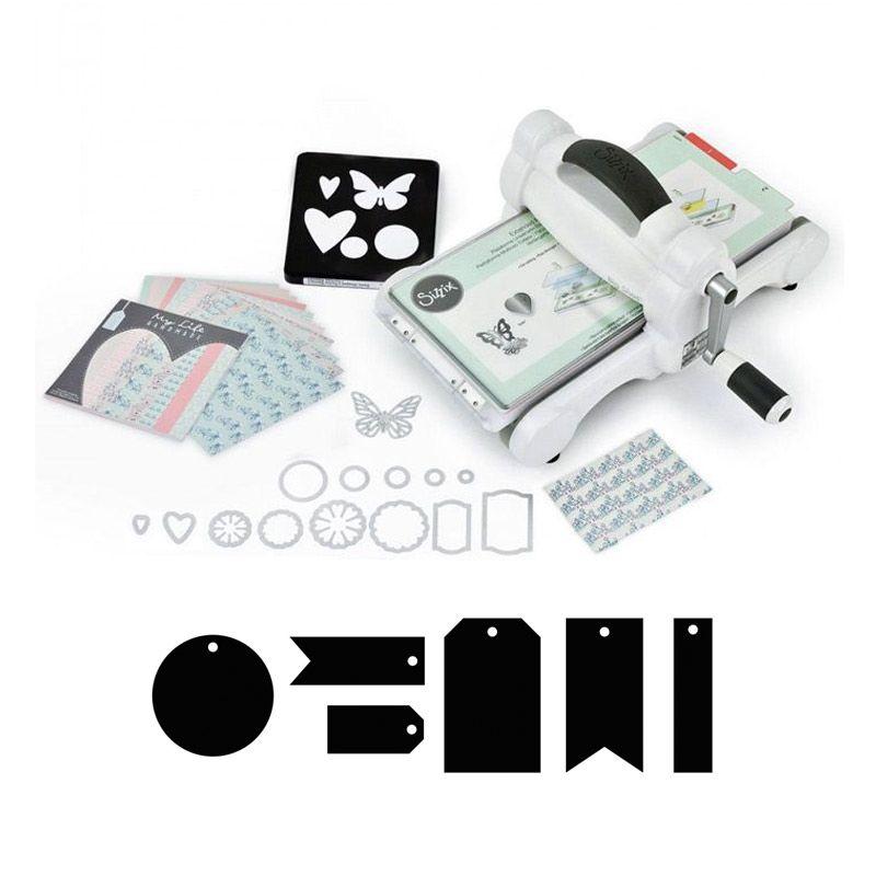 Big Shot Cutting Machine Sizzix + Cutting dies Labels