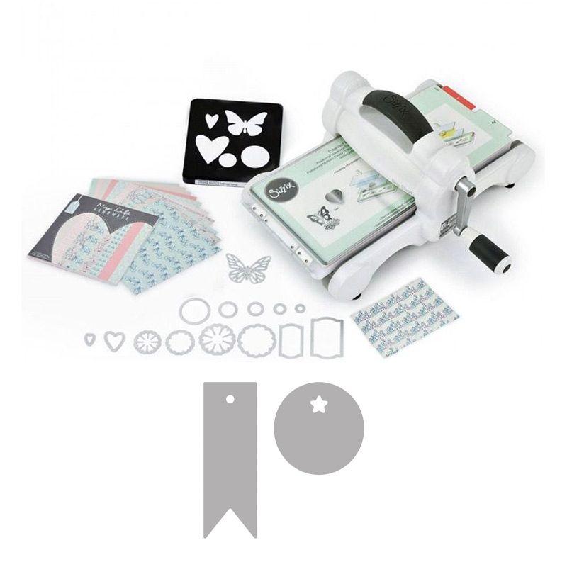 Machine découpe Big Shot Sizzix + Matrice étiquettes rondes