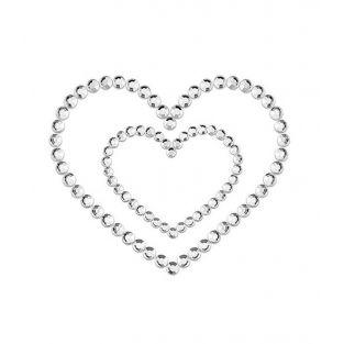 Herz Diamant 6,6 cm Präge-Ausstecher Ausstechform Keksausstecher Schmuck Juwel