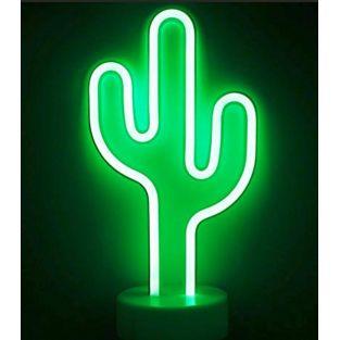 Neon cactus lighting