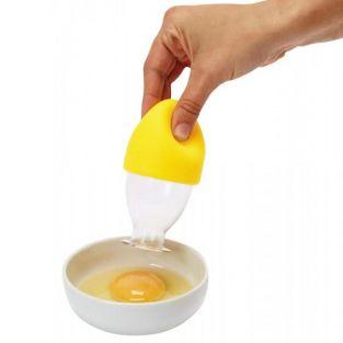 Creative Kitchen Gadget Plastic Filter Egg Yolk Filter Separator Pink Elibeauty Egg Yolk Separator Tool 