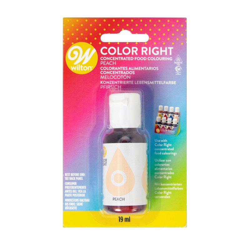 Color Right Food Colouring - Peach - 19 ml