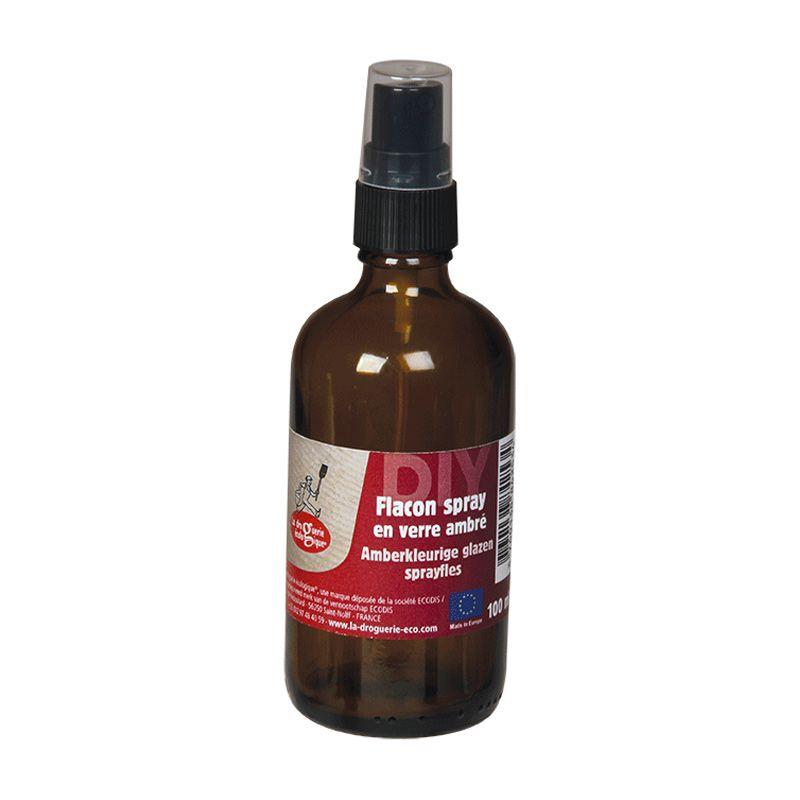 Bottiglia spray - Vetro ambrato - 100 ml
