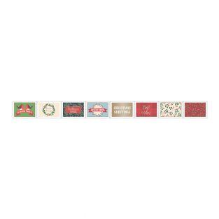 Rolle mit 80 selbstklebenden Briefmarken für frohe Weihnachten