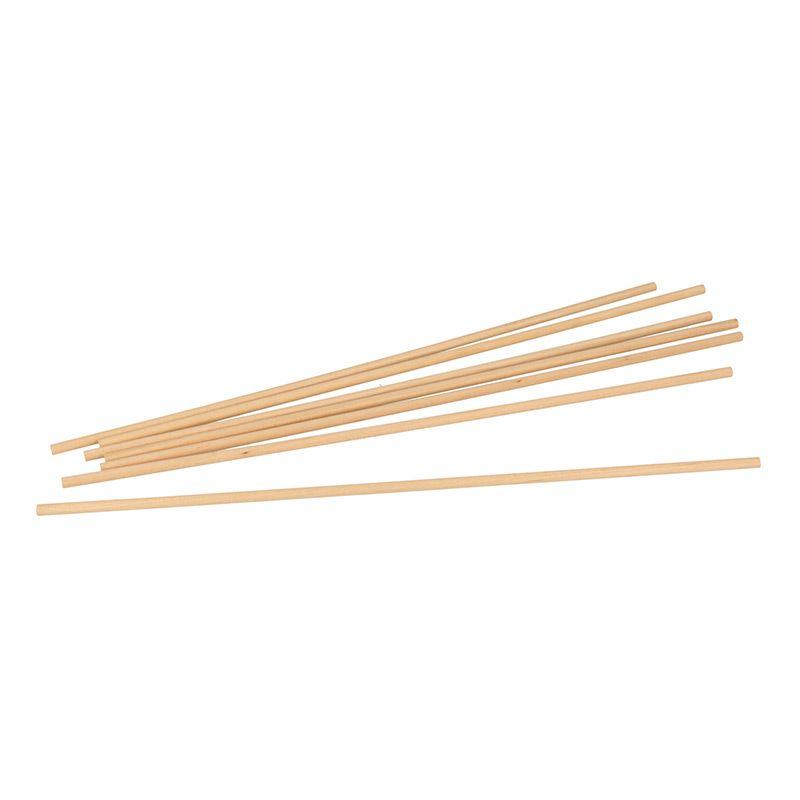 Caydo 32 bastoncini di bambù naturale extra lunghi in legno per lavori creativi lunghezza x larghezza x 3/8 pollici 