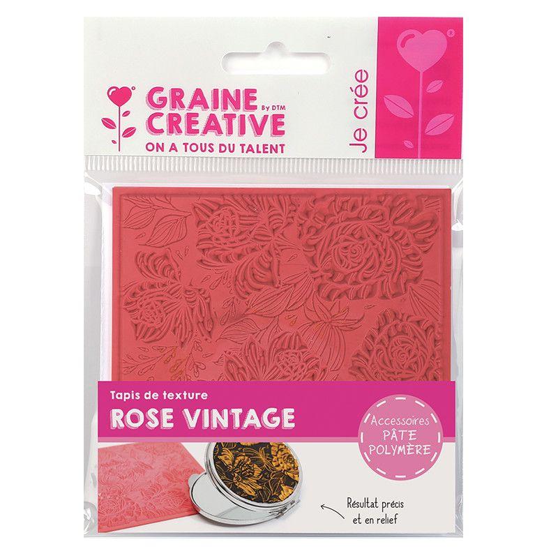 Texture mat for Fimo - Vintage rose