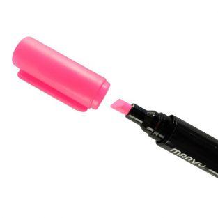  3 marcadores de tiza liquida 6 mm - blanco-amarillo-rosa 