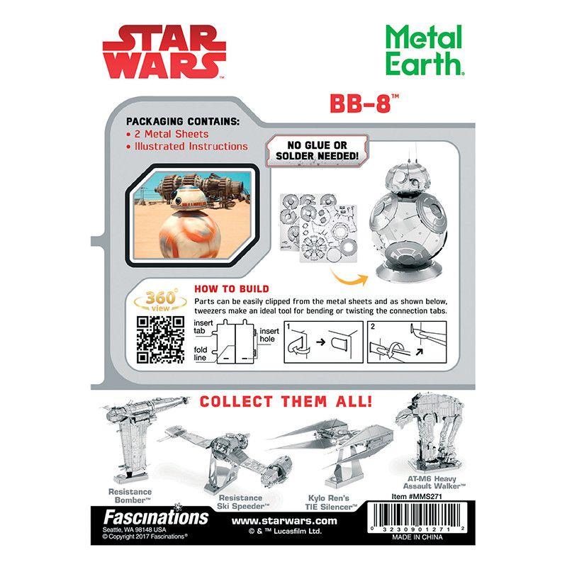 Maquette 3D métal Star Wars BB8 - DAM référence 5061271