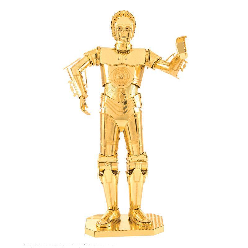 Modelo 3D en Metal Star Wars - Gold C-3PO