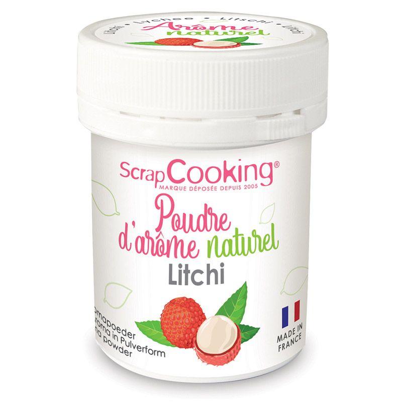 Aromatizante natural de alimentos en polvo 15 g - Lychee