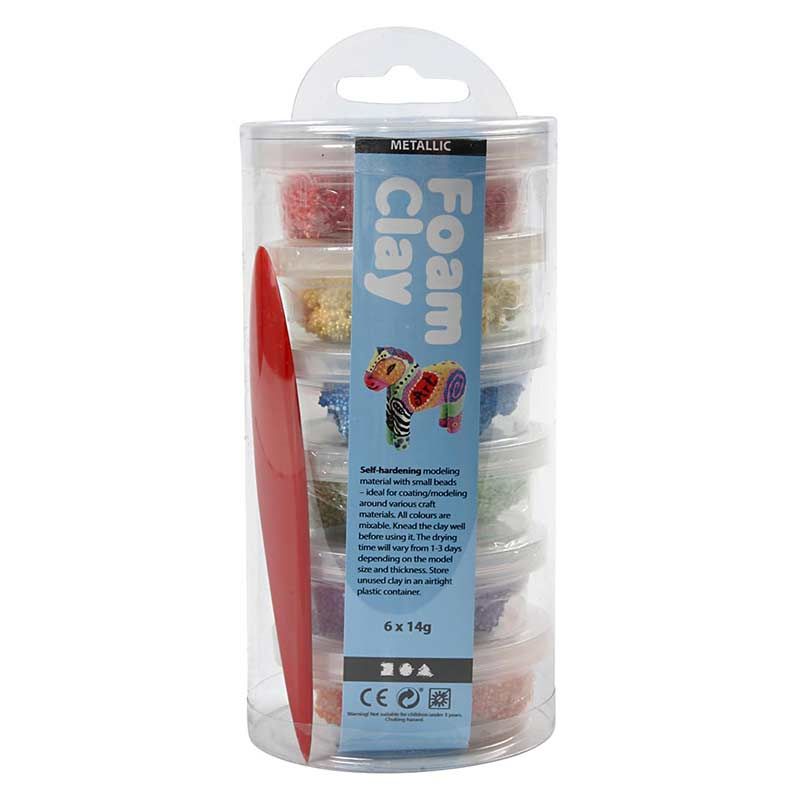 Foam Clay®, assorted colours, 10x35 g/ 1 pack