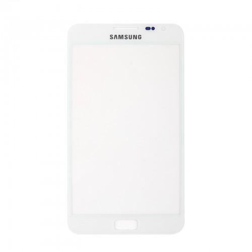  Vitre écran de façade blanche + adhésif pour Samsung Galaxy Note N7000 