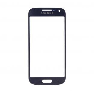 Vitre écran de façade bleue + adhésif pour Samsung Galaxy S4 mini I9190 I9195 