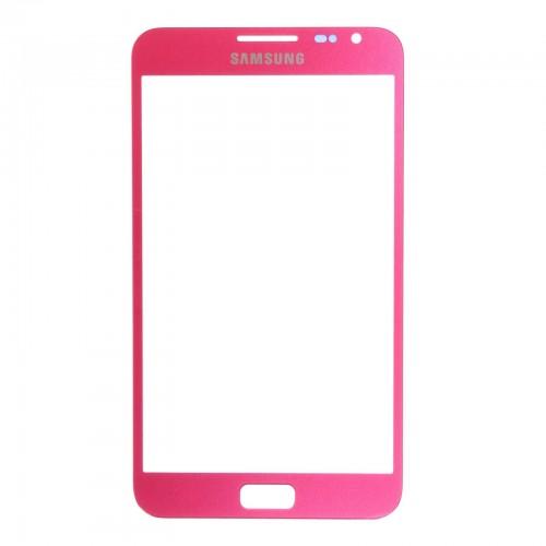  Vitre écran de façade rose + adhésif pour Samsung Galaxy Note N7000 