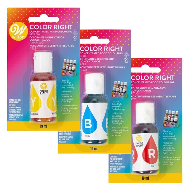 Kit de 5 colorantes para velas de soja - Rojo, Amarillo, Azul, Verde