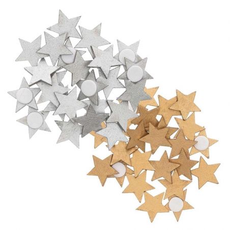 Pegatinas Estrellas Doradas y Plateadas – Toga