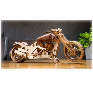 3D-Holzmodell - Motorrad
