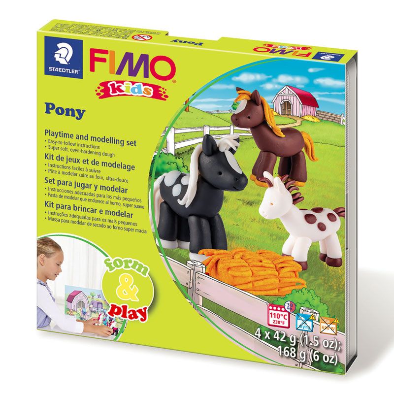 Coffret FIMO - poney