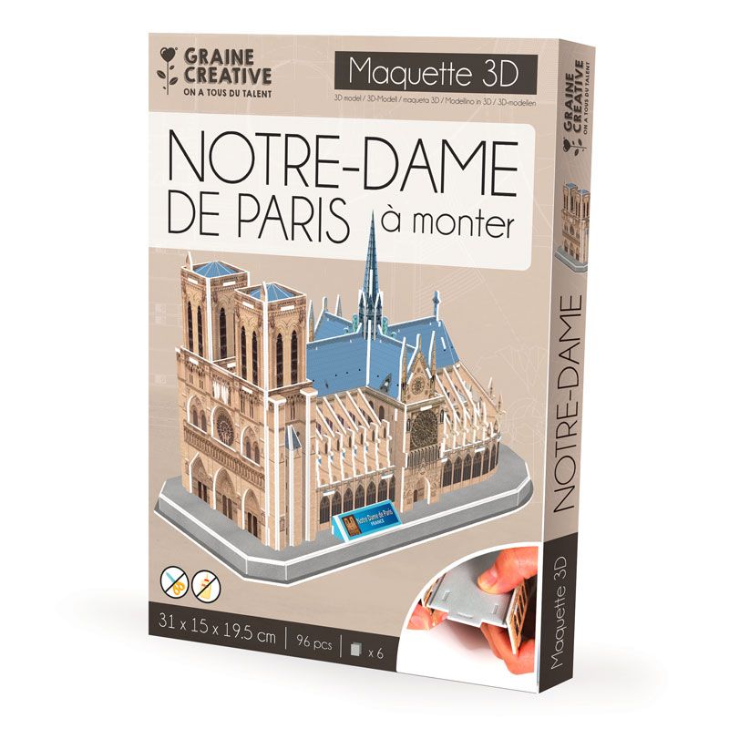 Maquette à construire soi-même Notre Dame de Paris