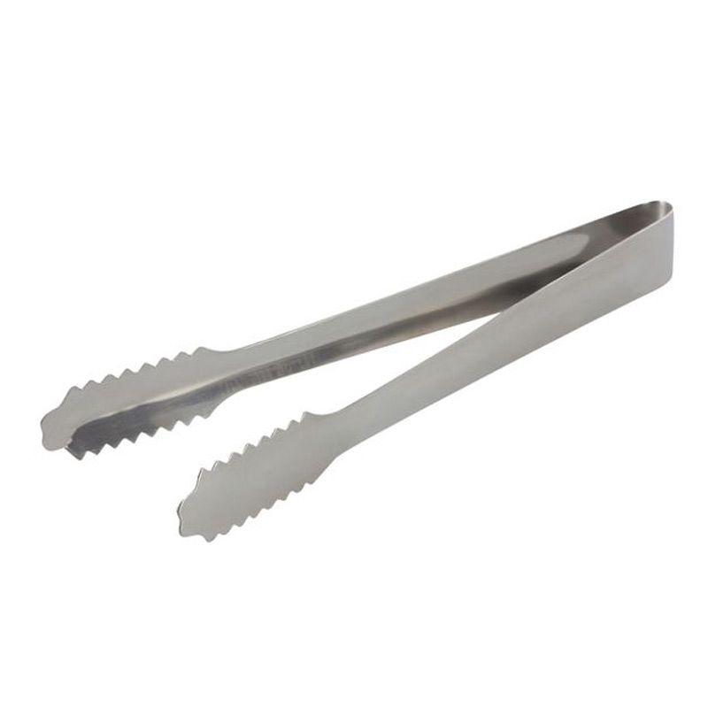 Stainless steel ice cube tongs