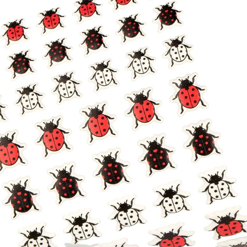 54 Ladybugs puffy stickers