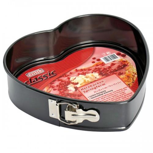  Heart Cake pan with hinge - 26cm 