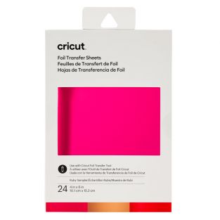 Cricut Foil Transfer Sheets Sampler, Metallic (24 ct)