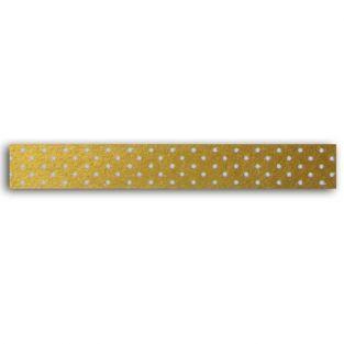  Masking tape - golden with white dots 
