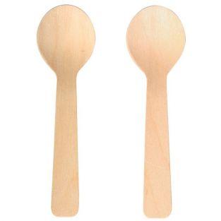  6 wooden spoons 