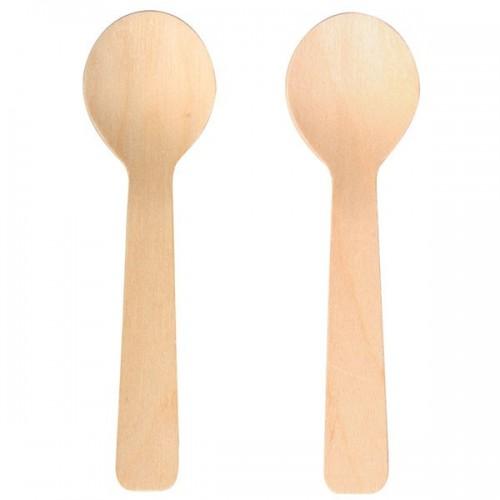  6 cucharas de madera 