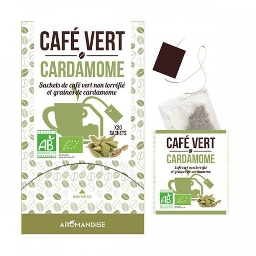  Verde Cardamomo Café - 20 bolsas 