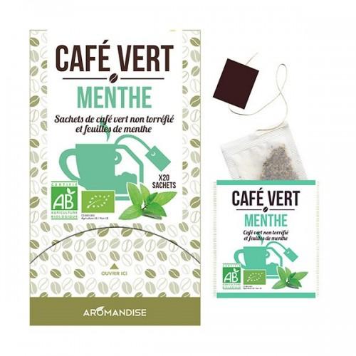  Café vert Menthe - 20 sachets 