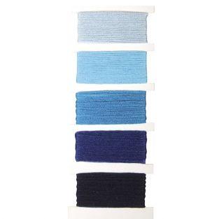  Hilados de algodón - pulseras de la amistad - azul 