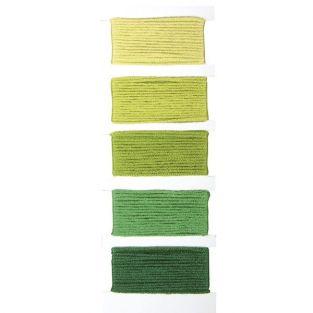  Hilados de algodón - pulseras de la amistad - verde 