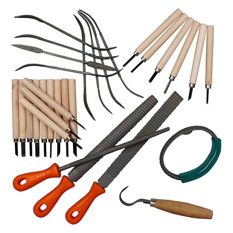 Kit d'outils pour sculpter et tailler la stéatite