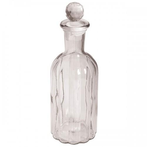  Botella de cristal con tapa  
