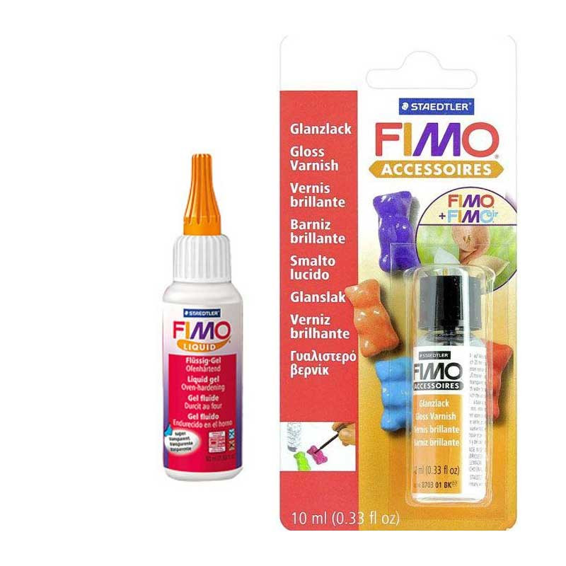 FIMO Soft liquide 50 ml + Vernis brillant 10 ml - Staedtler