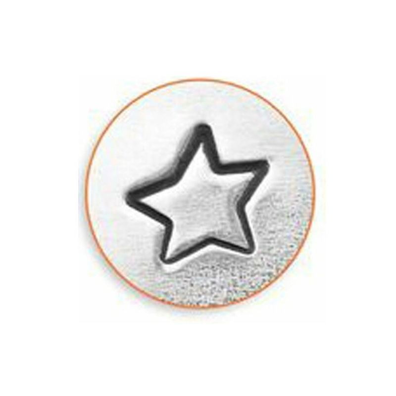 Star punch for metal engraving - 3 mm