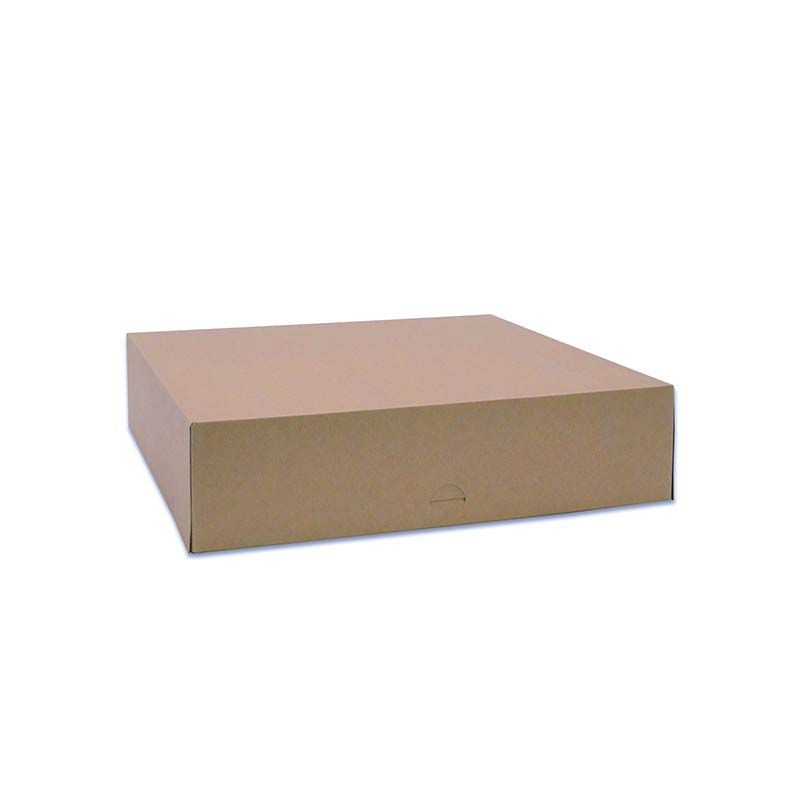 2 scatole di cartone per torte 32x32x8cm