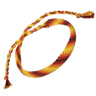 Fil coton orange pour bracelet brésilien  