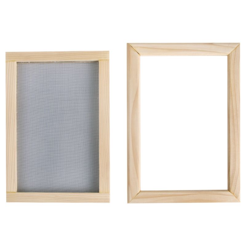 Molde de marco para hacer papel reciclado 24 x 15,5 cm