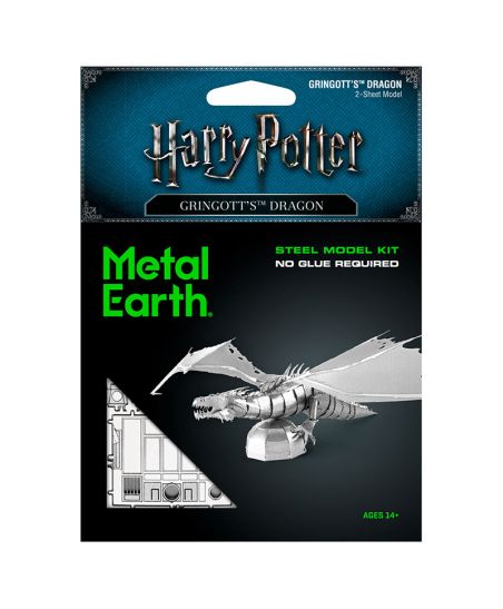 3D Metal Model Kit Metal Earth Harry Potter Gringotts Dragon 